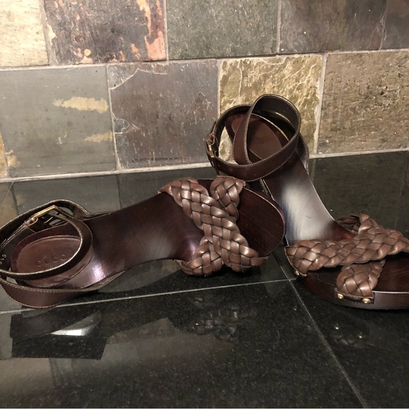 Gucci braided platform sandals - Picture 11 of 15